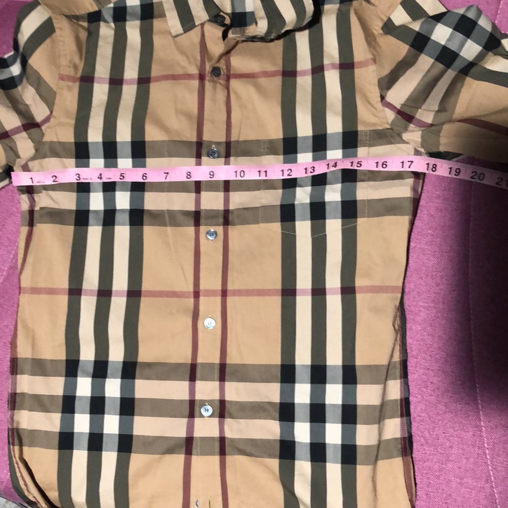 Burberry mens flannel dress shirt - Picture 11 of 12
